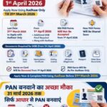 Income Tax New Revised Guidelines for PAN Application Forms and Proof of Date of Birth (Effective 01 April 2026)