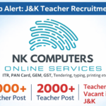 Teacher post vacant in jk image